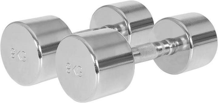 Actual product image Gorilla Sports Chrome dumbbells (2 x 9 kg)