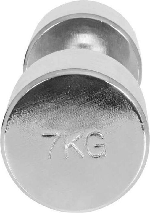 Actual product image Gorilla Sports Chrome dumbbells (2 x 7 kg)