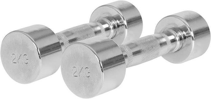 Actual product image Gorilla Sports Chrome dumbbells (2 x 2 kg)