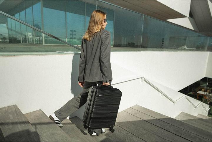Image du produit Numada Black plane suitcase,55 x 20 x 40 cm (38.40 l)
