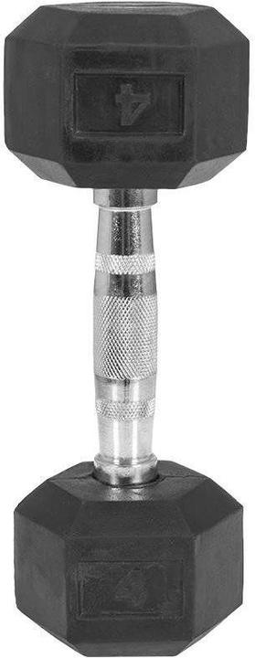 Image du produit Gorilla Sports Haltère Studio Hexagon en caoutchouc (1 x 4 kg)