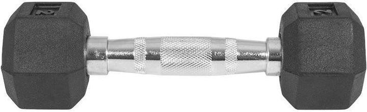 Image du produit Gorilla Sports Haltère de studio en caoutchouc hexagonal (1 x 2 kg)