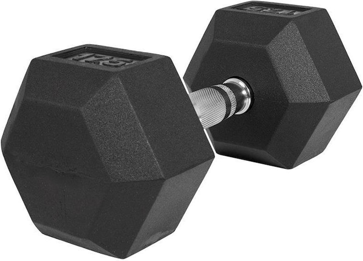 Produktbild Gorilla Sports Hexagon Gummi Studio Hantel (1 x 20 kg)