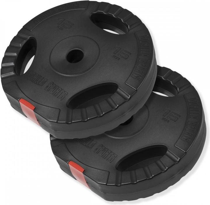 Gorilla Sports Hantelscheiben (2 x 15 kg)