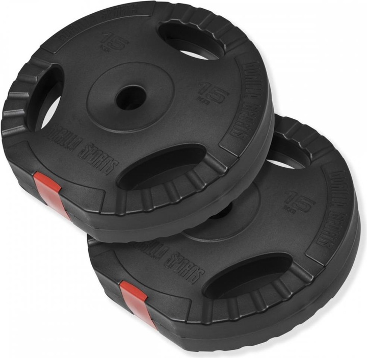 Actual product image Gorilla Sports Weight plates (2 x 15 kg)