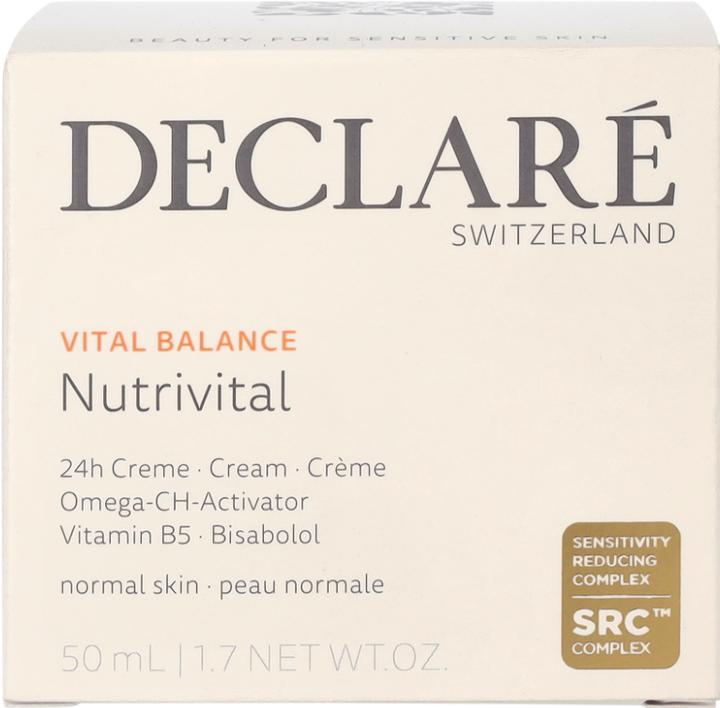 Produktbild Declaré Vital Balance Nutrivital 24h Creme (50 ml, Tagescreme, SPF 30)