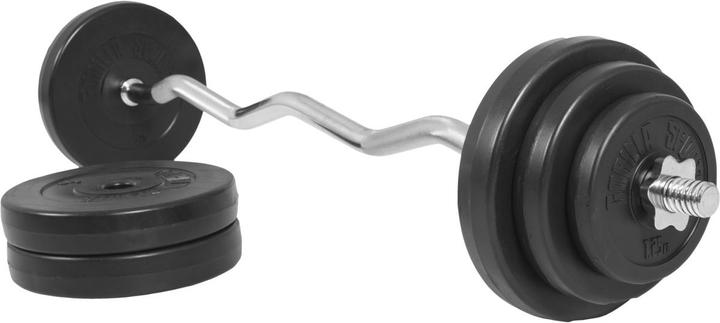 Image du produit Gorilla Sports Ensemble d'haltères curl (4 x 5 kg)