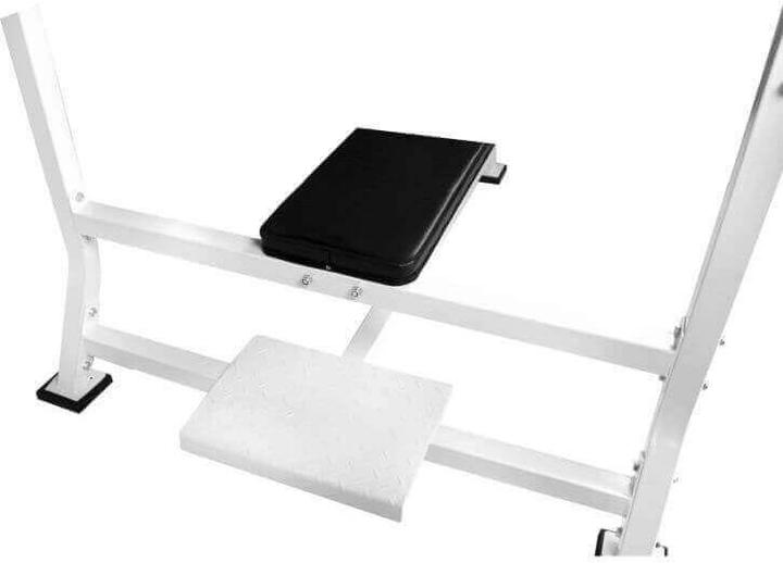 Actual product image Gorilla Sports Weight bench with shelf