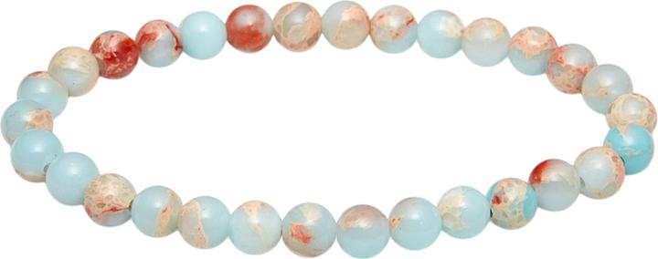 Immagine prodotto Leyda Bracciale di diaspro Terra (18 cm, Pietra colorata)
