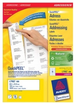 Actual product image Avery Address labels