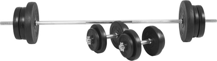 Produktbild Gorilla Sports Sz-Curlhantelset (2 x 10 kg, 4 x 5 kg, 4 x 2.5 kg, 4 x 1.25 kg)