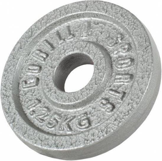 Immagine prodotto Gorilla Sports Set di manubri per curl (1 x 1,25 kg, 2 x 2,5 kg, 4 x 10 kg)