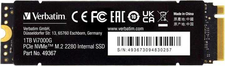 Produktbild Verbatim Vi7000G (1000 GB, M.2 2280)