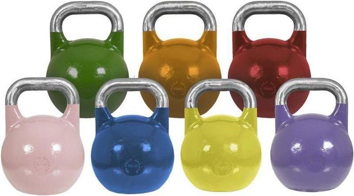 Actual product image Gorilla Sports Competition Kettlebell Set (1 x 8 kg, 1 x 16 kg, 1 x 28 kg, 1 x 12 kg)