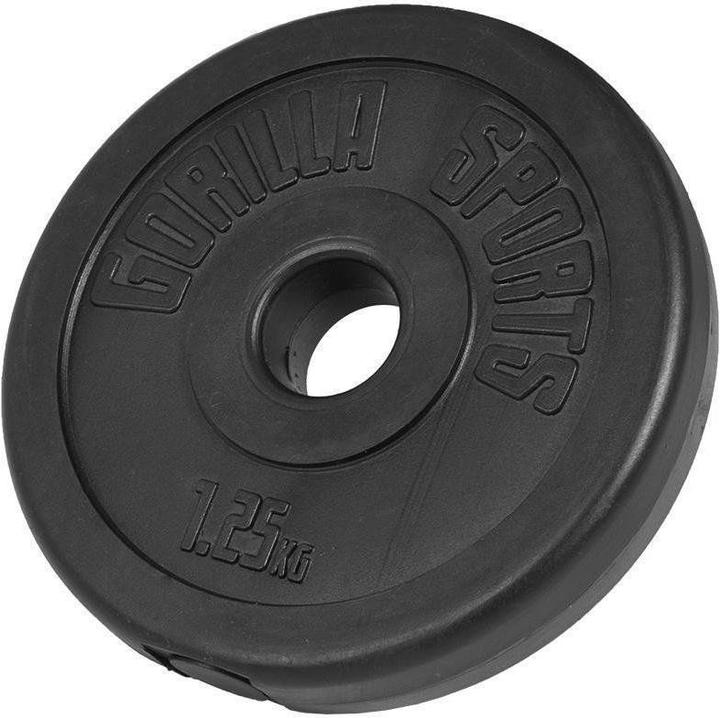 Image du produit Gorilla Sports Jeu d'haltères (4 x 1,25 kg, 4 x 2,5 kg)