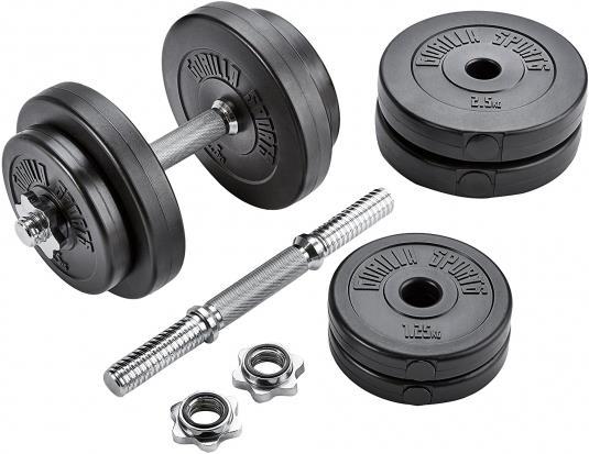 Image du produit Gorilla Sports Jeu d'haltères (4 x 1,25 kg, 4 x 2,5 kg)
