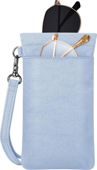 Only-Bags.Store Doppelbrillenetui für 2 Brillen - weiches Brillenetui zum Aufstecken