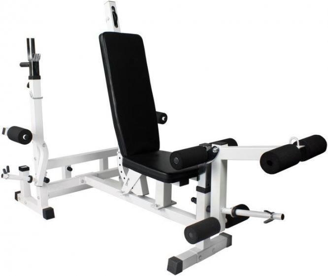 Image du produit Gorilla Sports Banc de musculation avec ensemble d'haltères