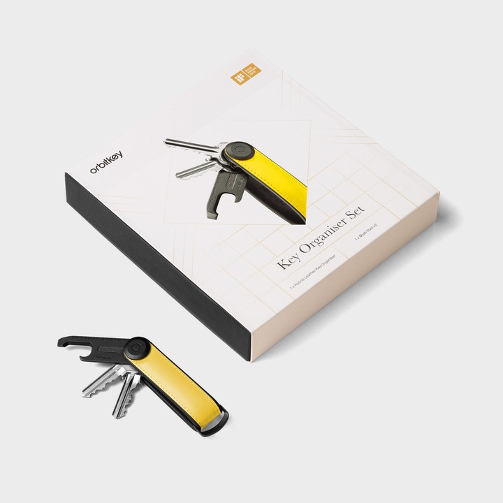 Actual product image Orbitkey Key Organiser Hybrid Leather Multi-Tool v2 Set