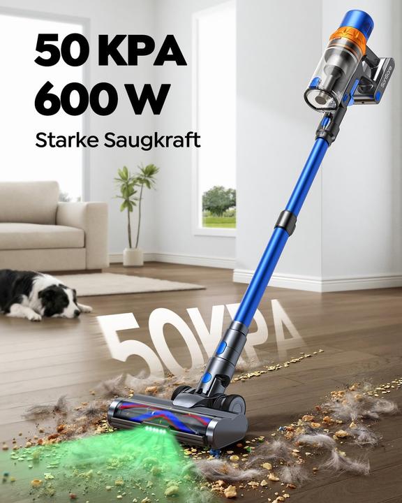 Produktbild SunSare Kabelloser Akku-Staubsauger 600W/50kPa/65min