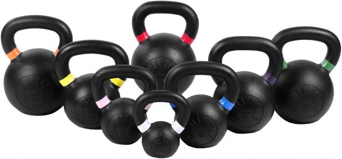 Actual product image Gorilla Sports Kettlebell Olympia Black 4 kg