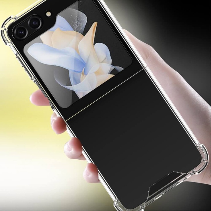 Immagine prodotto Cover-Discount Galaxy Z Flip5- Cover protettiva completa trasparente (Samsung Galaxy Z Flip5)