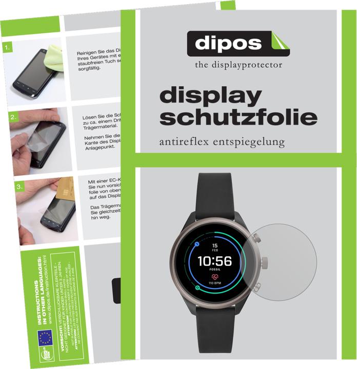 Actual product image Dipos Screen Protector Anti-Glare (Sport Smartwatch)