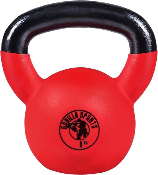 Actual product image Gorilla Sports Kettlebell (1 x 8 kg, 1 x 22 kg, 1 x 28 kg, 1 x 14 kg, 1 x 16 kg)