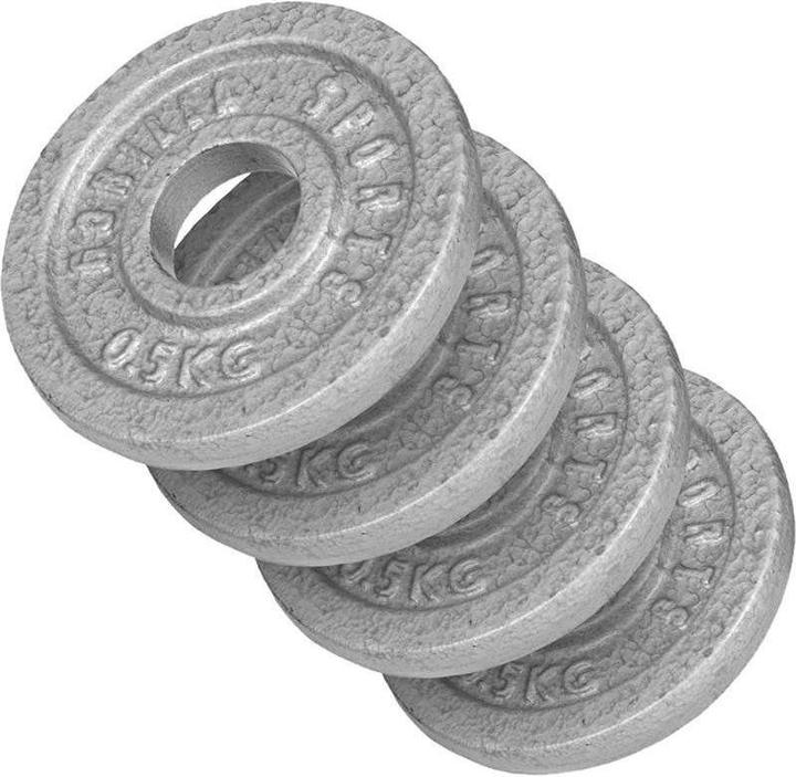 Gorilla Sports Hantelscheibe (4 x 0.5 kg)