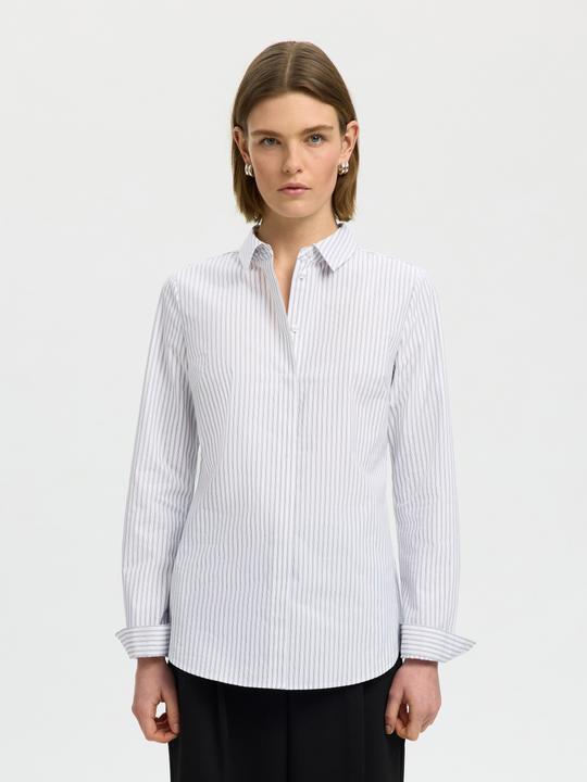 Immagine prodotto Selected Slfromie Ls Striped Fitted Shirt Noos (38)