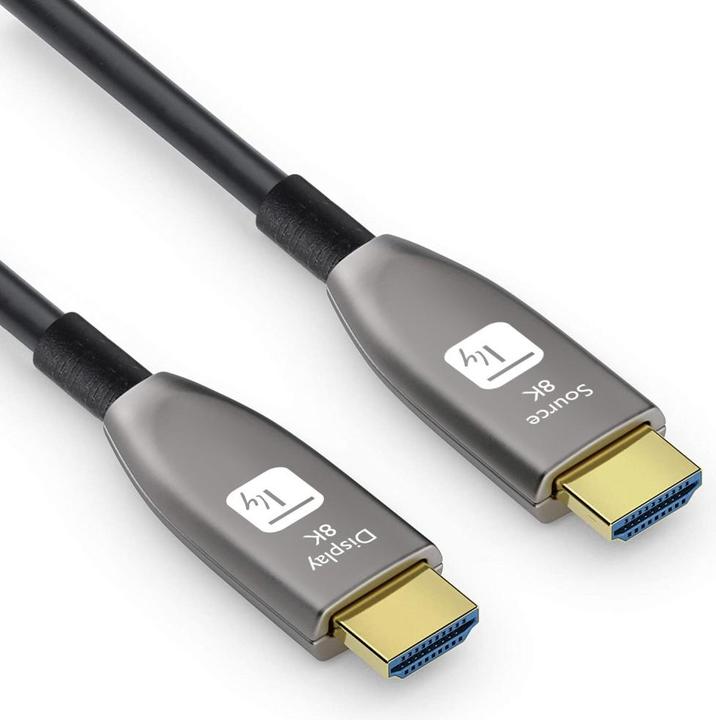 Image du produit Techly Câble à fibre optique HDMI 8K 60Hz AOC 10m (10 m)