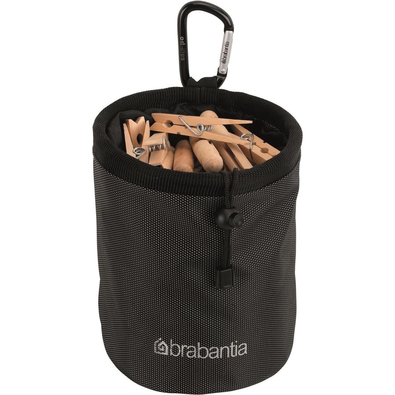 Brabantia Wäscheklammer-Sack, Zubehör Bügeln + Wäschepflege, Schwarz