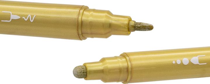 Actual product image Idena Metallic Dot Marker DUO 12 colours (12 x)