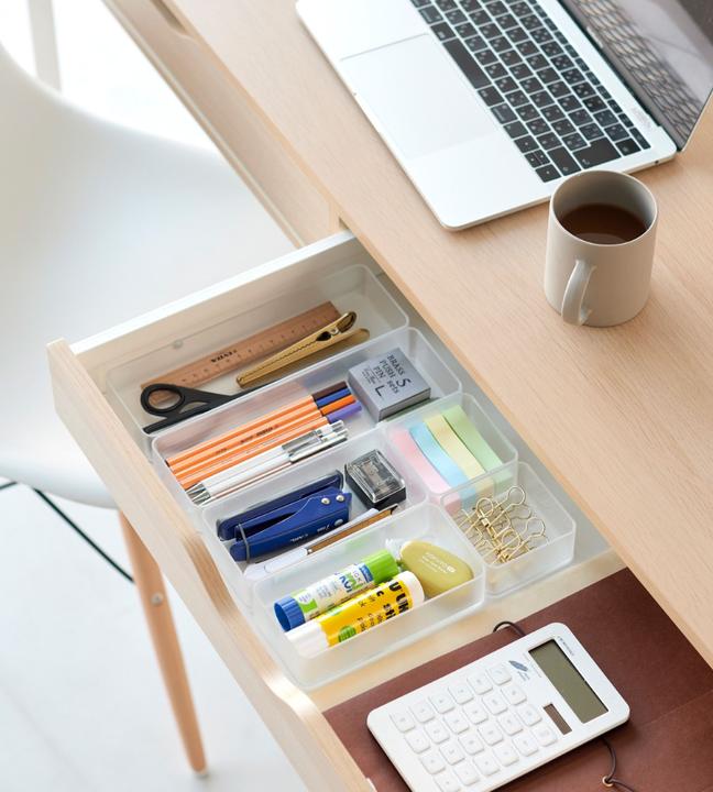 Actual product image Yamazaki Stackable organiser M (set of 2) TOWER