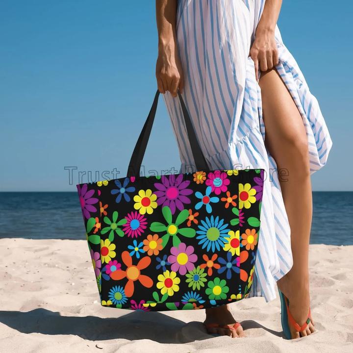Immagine prodotto Only-Bags.Store Tasche Wasserdicht Sanddicht Zipper Strand Tote Taschen für Pool Gym