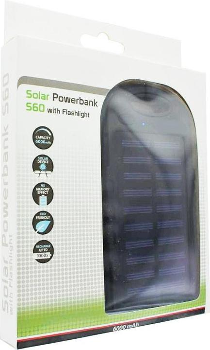 Produktbild AccuCell Solar Powerbank (6000 mAh, 22.20 Wh)