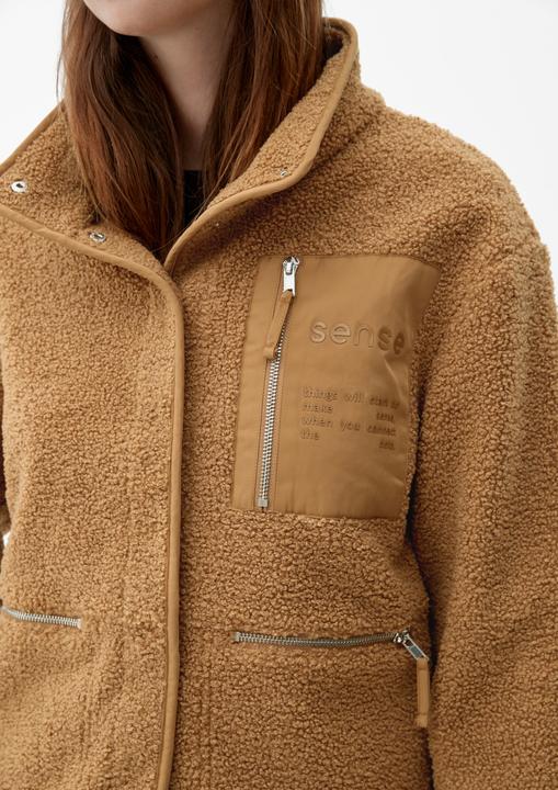 Produktbild s.Oliver Sweatshirt Jacke Jacke aus Teddyplüsch (44)