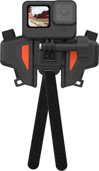Actual product image Telesin motorcycle helmet mount for sports cameras (Insta360, GoPro)
