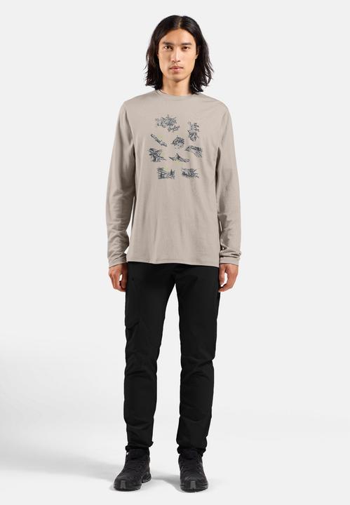 Actual product image Odlo T-shirt crew neck l/s MERINO 200 TOURIST (S)