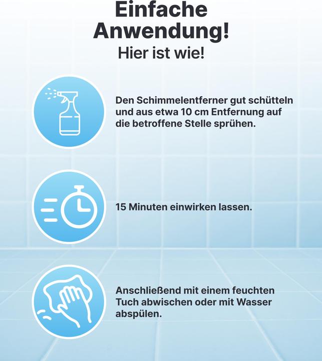 Actual product image Plid Anti-mould spray 1.5L for approx. 3m² / mould remover mould spray chlorine-free