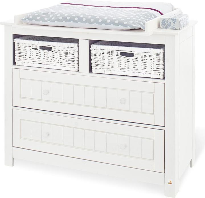 Produktbild Pinolino Sparset Nina breit (Babybett, Wickelkommode)