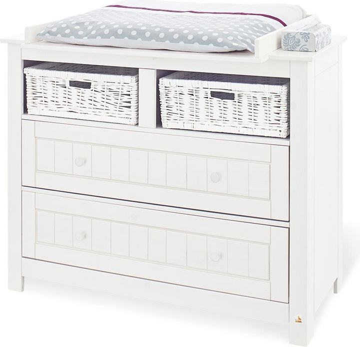Produktbild Pinolino Sparset Nina breit (Babybett, Wickelkommode)