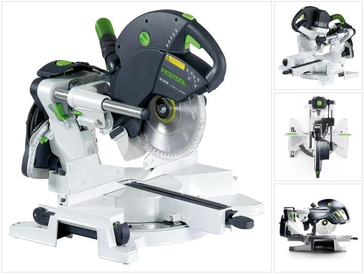 Produktbild Festool KS 120 EB KAPEX Kapp Zugsäge 1600W 260 mm ( 561283 ) + Sägeblatt HW