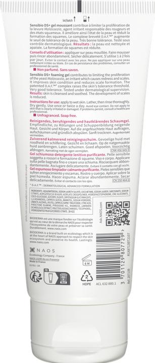 Productafbeelding Bioderma Sensibio DS+ gel moussant (Reinigende gel, 200 ml)