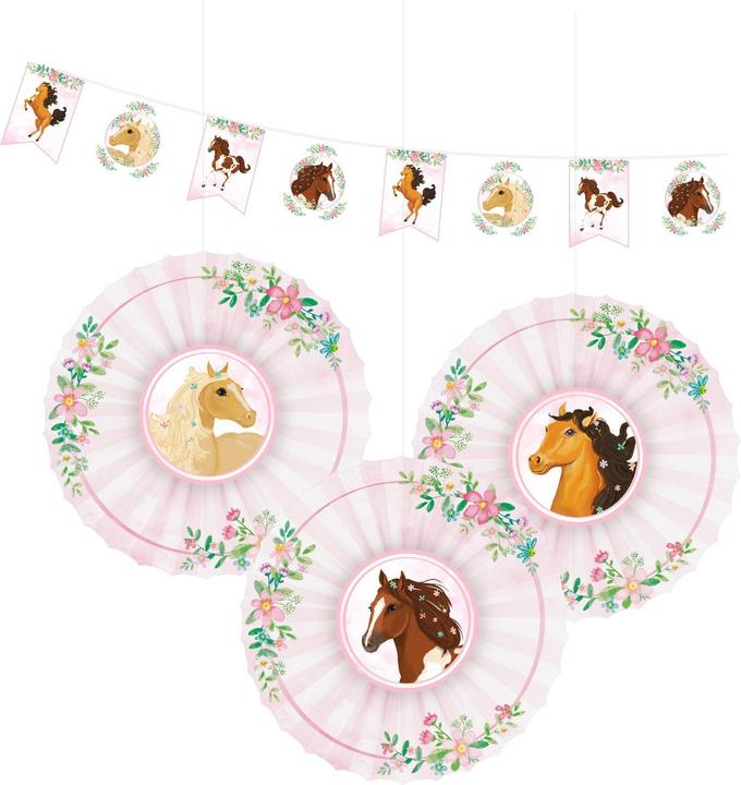 Actual product image Amscan Decoration Set - Horses (4pcs.) (4 pcs.)