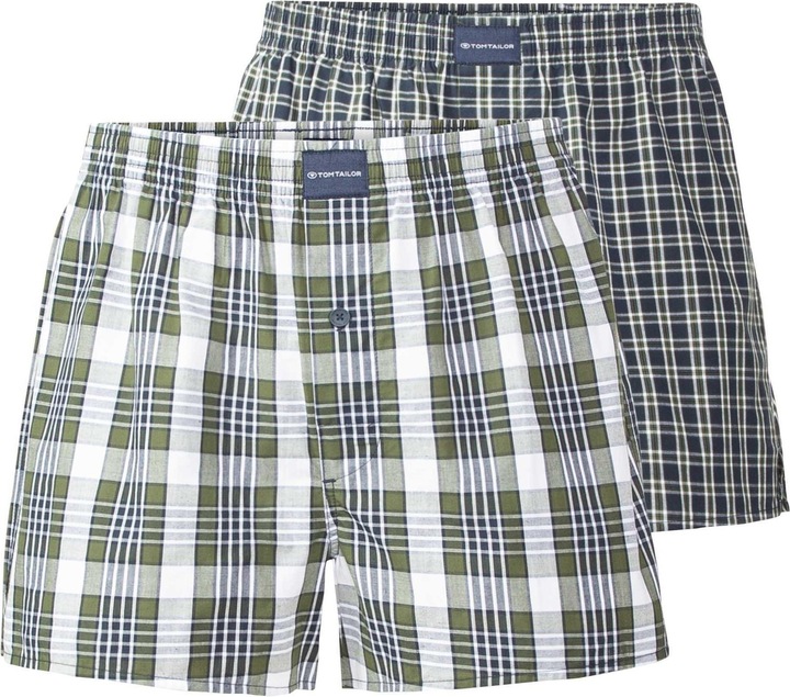 Produktbild Tom Tailor Web-Boxershorts Casual Bequem sitzend (S, 2er Pack)