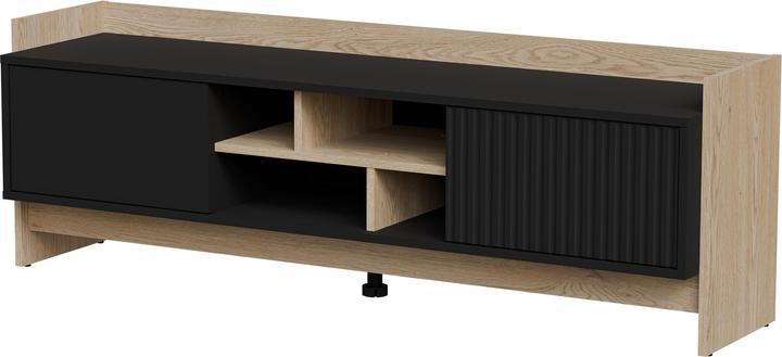 Cama RTV PORTO 2D cabinet 150x38x50 oak/black