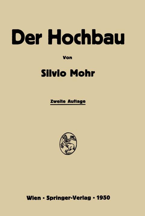 Produktbild Der Hochbau (Deutsch, Silvio Mohr, 2012)