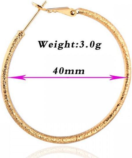 Produktbild Hermex Vergoldete LUXUS Ohrringe - Gold (Kupferlegierung)