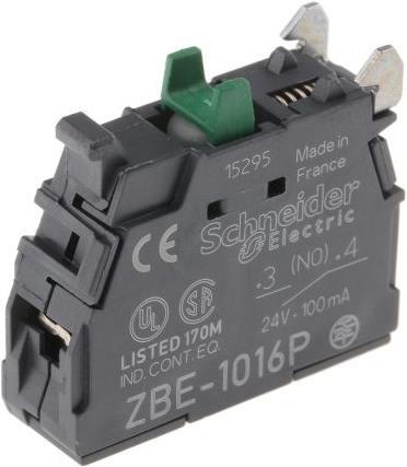Produktbild Schneider Electric Kontaktblock einzeln 22mm 1S Gold